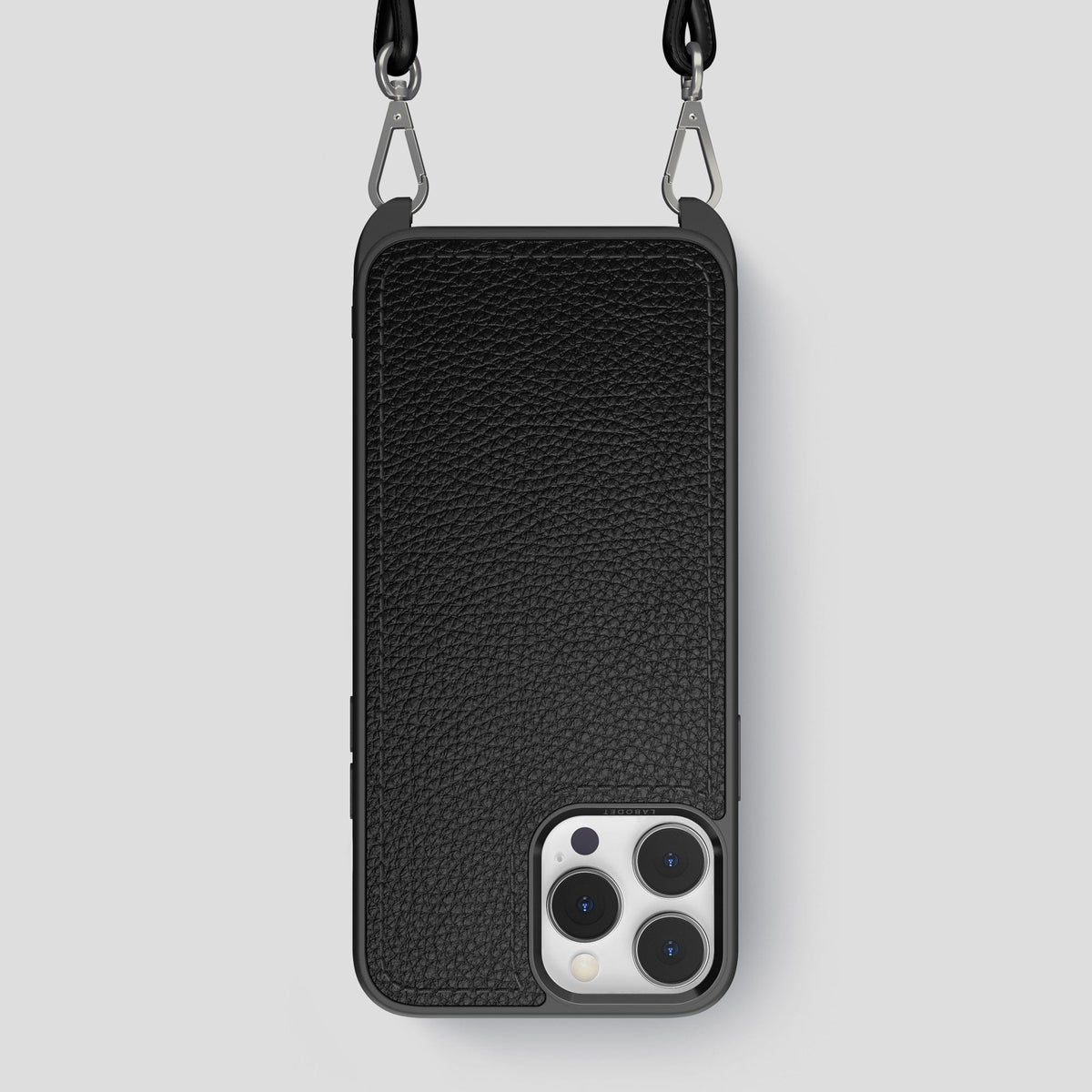 Black iPhone 15 Pro Max Crossbody Sport Case Calf -1 | Black