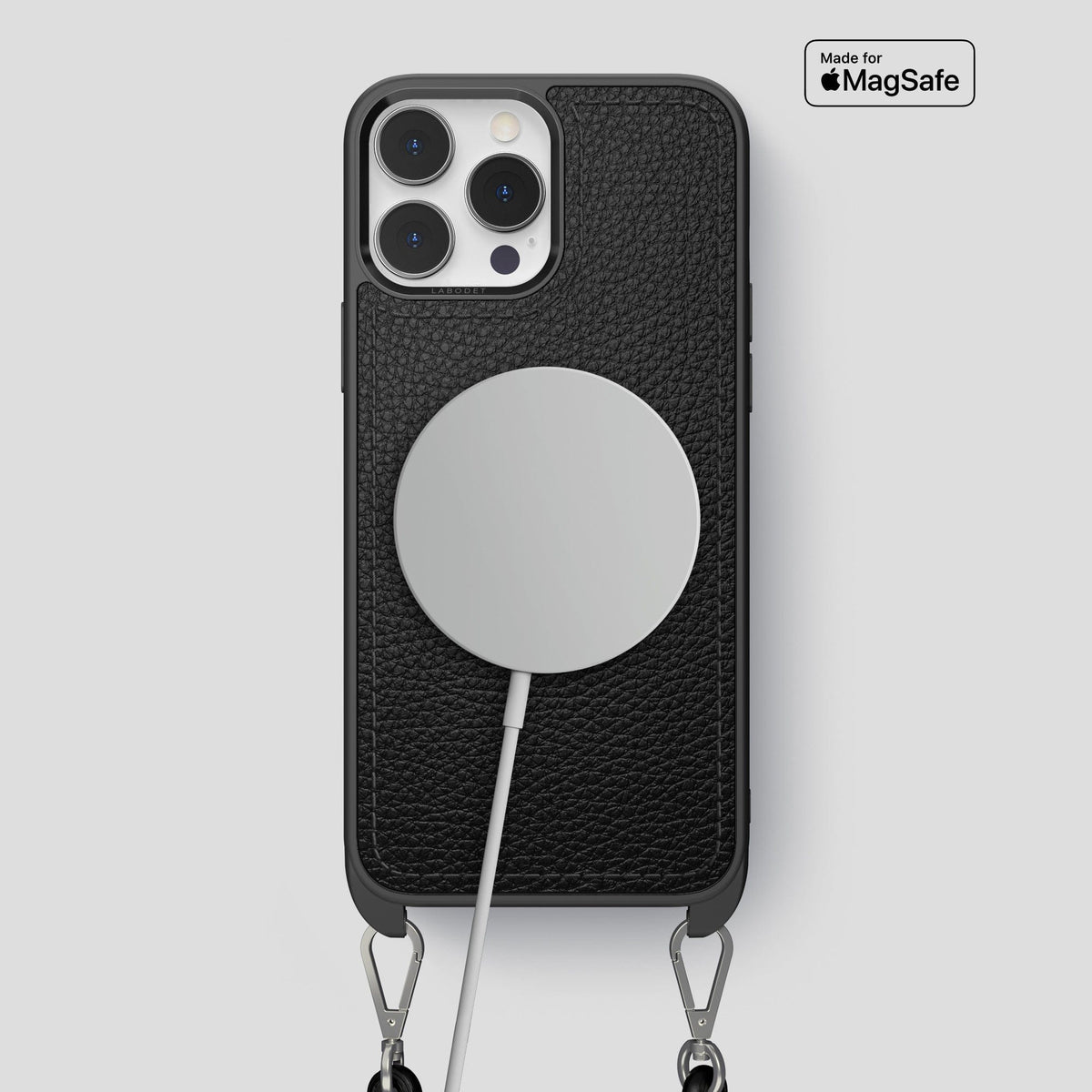 Black iPhone 15 Pro Max Crossbody Sport Case Calf -5 | Black
