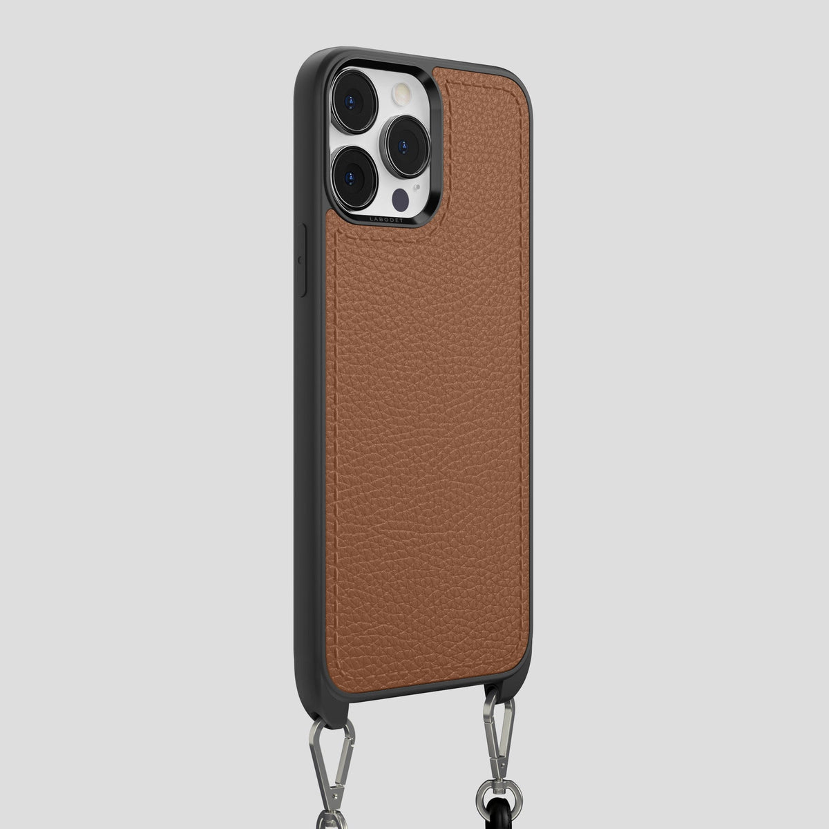 Caramel iPhone 15 Pro Max Crossbody Sport Case Calf -2 | Caramel