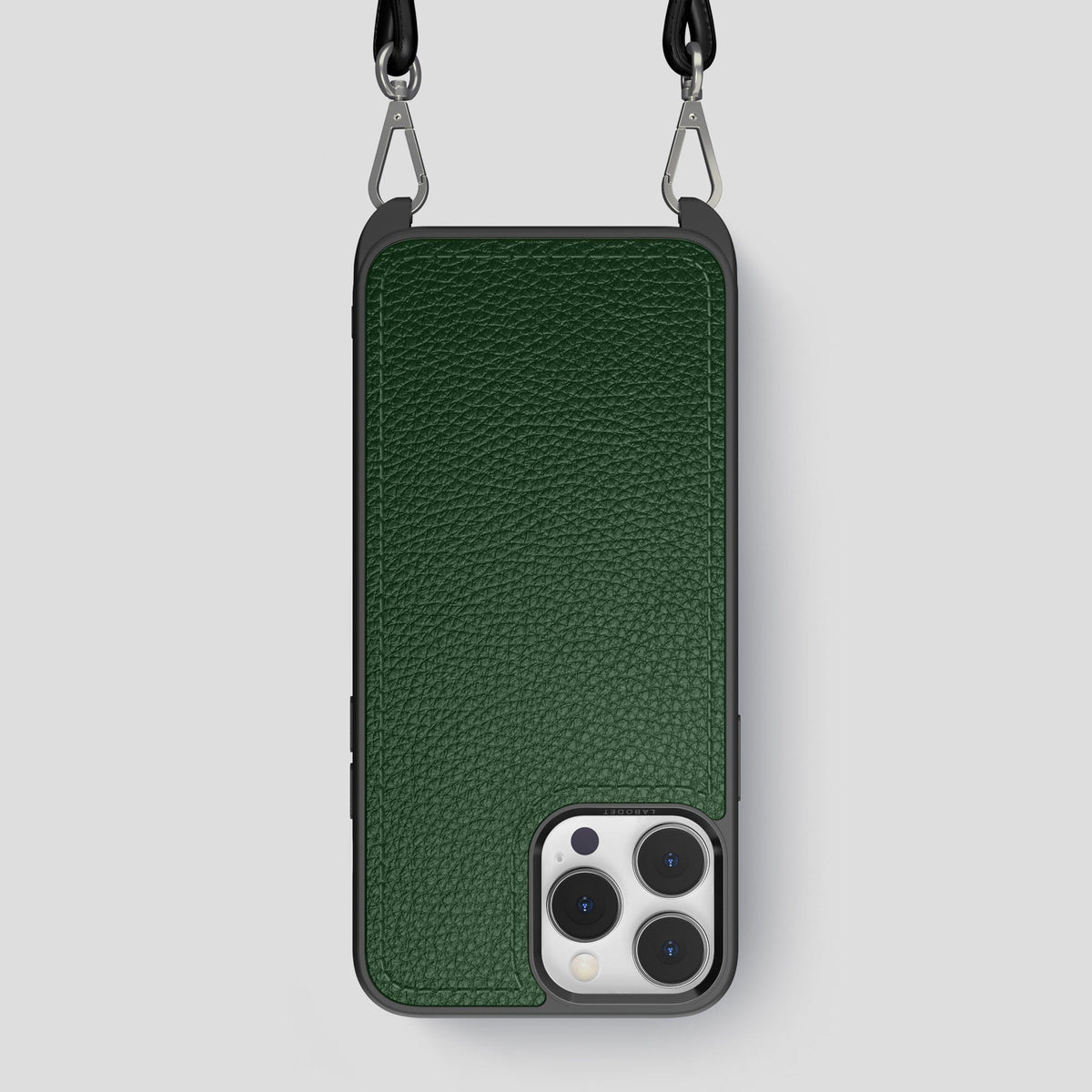 Dark Green iPhone 15 Pro Max Crossbody Sport Case Calf -1 | Dark-Green