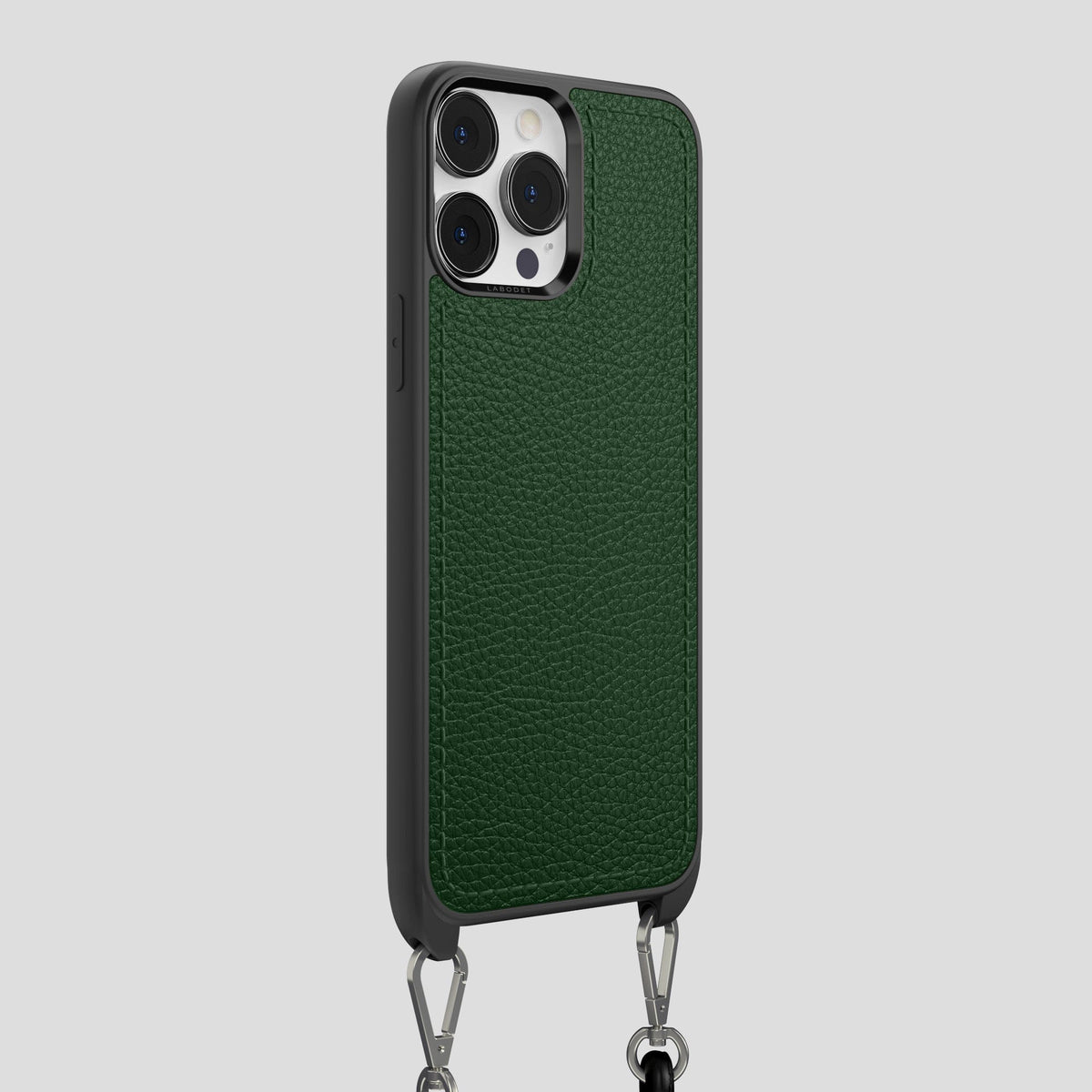 Dark Green iPhone 15 Pro Max Crossbody Sport Case Calf -2 | Dark-Green