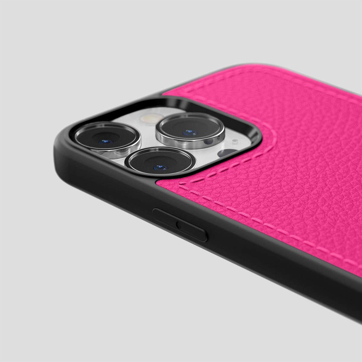 Magenta iPhone 15 Pro Max Crossbody Sport Case Calf -6 | Magenta