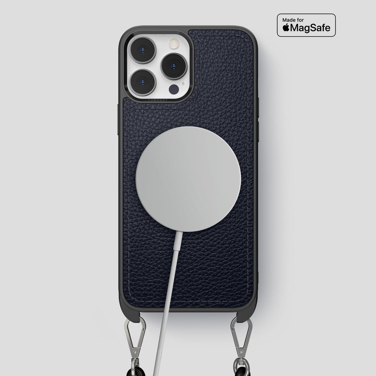 Marine iPhone 15 Pro Max Crossbody Sport Case Calf -5 | Marine