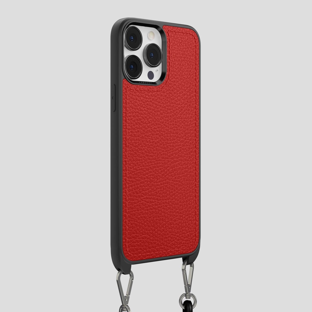 Red iPhone 15 Pro Max Crossbody Sport Case Calf -2 | Red