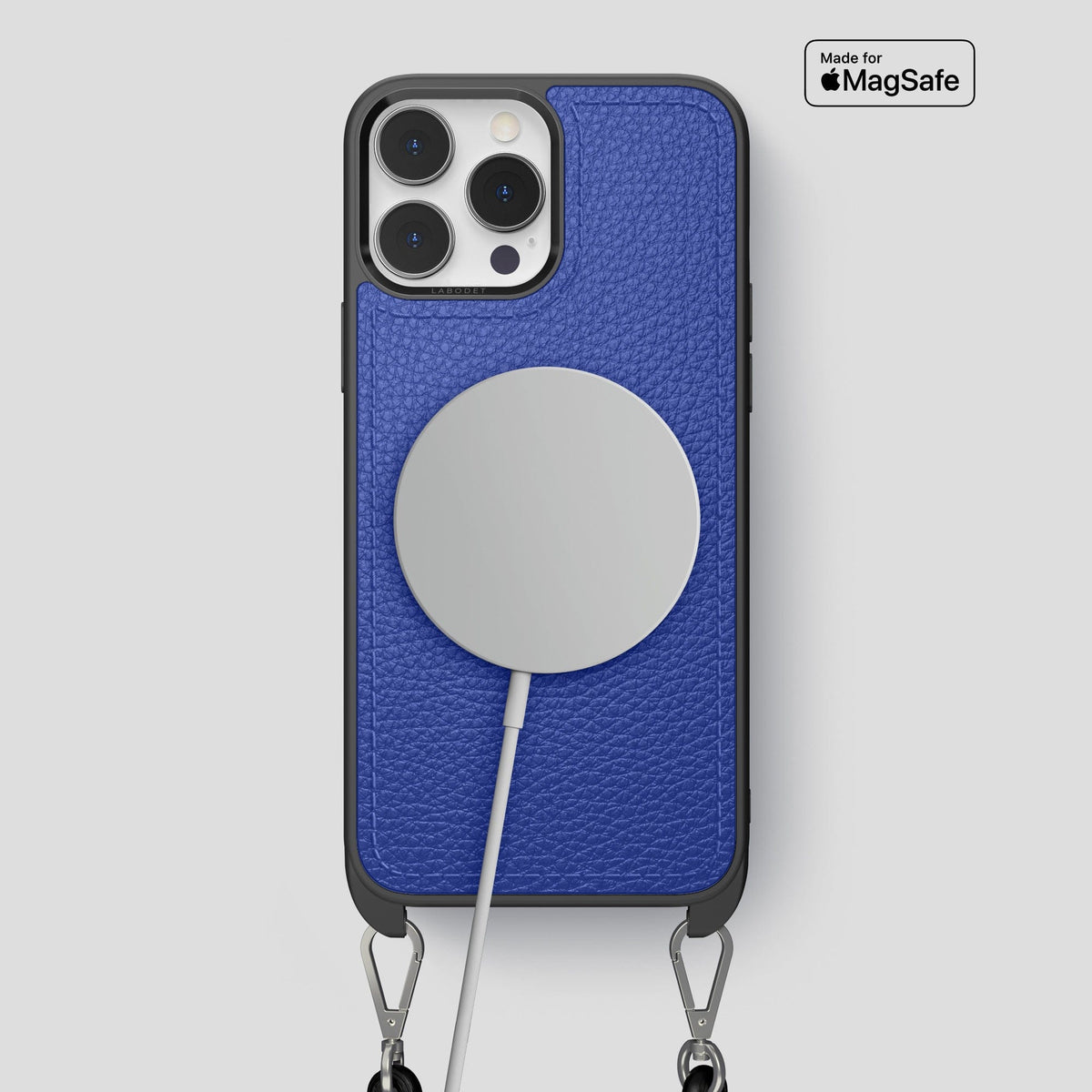 Royal Blue iPhone 15 Pro Max Crossbody Sport Case Calf -5 | Royal-Blue