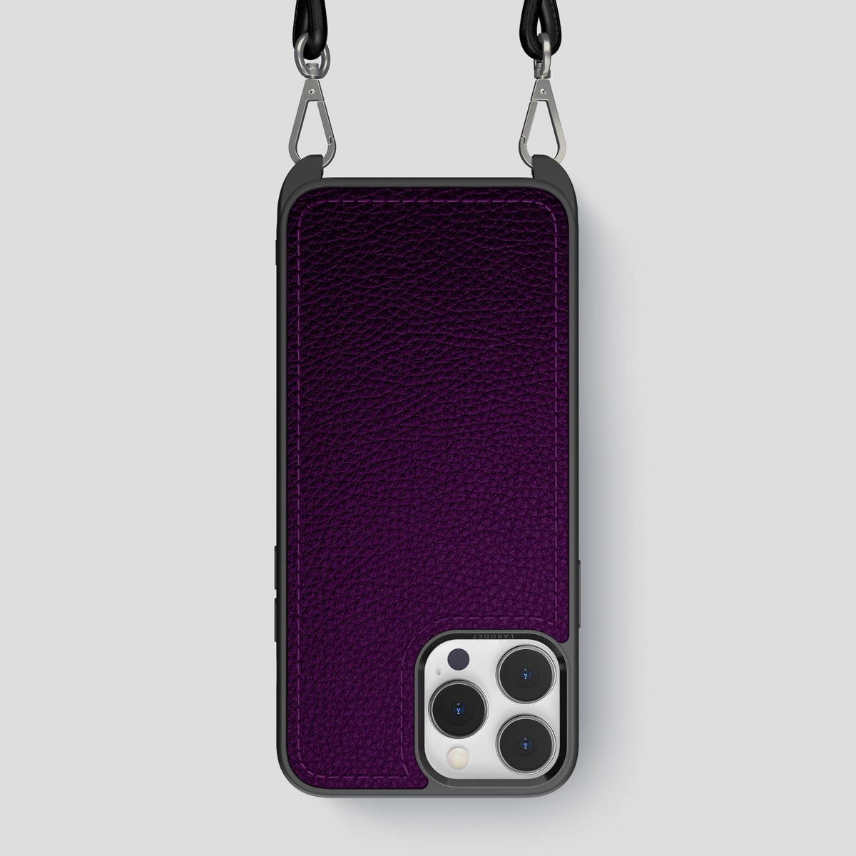 Violet iPhone 15 Pro Max Crossbody Sport Case Calf -1 | Violet