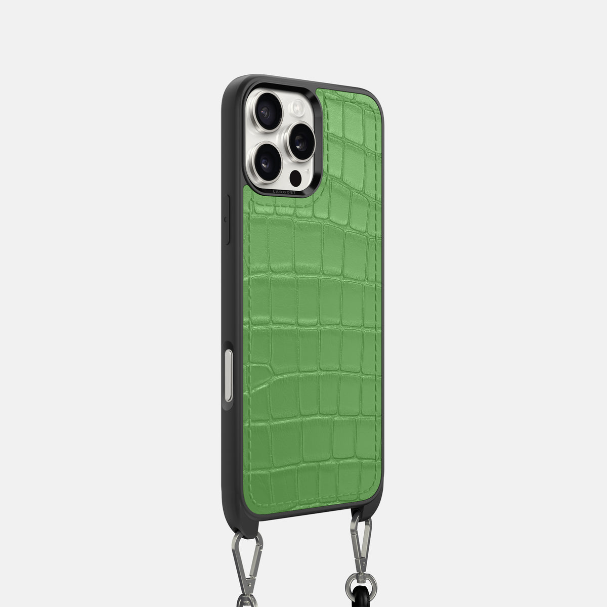 Apple-Green iPhone 16 Pro Crossbody Sport Alligator -2 | Apple-Green