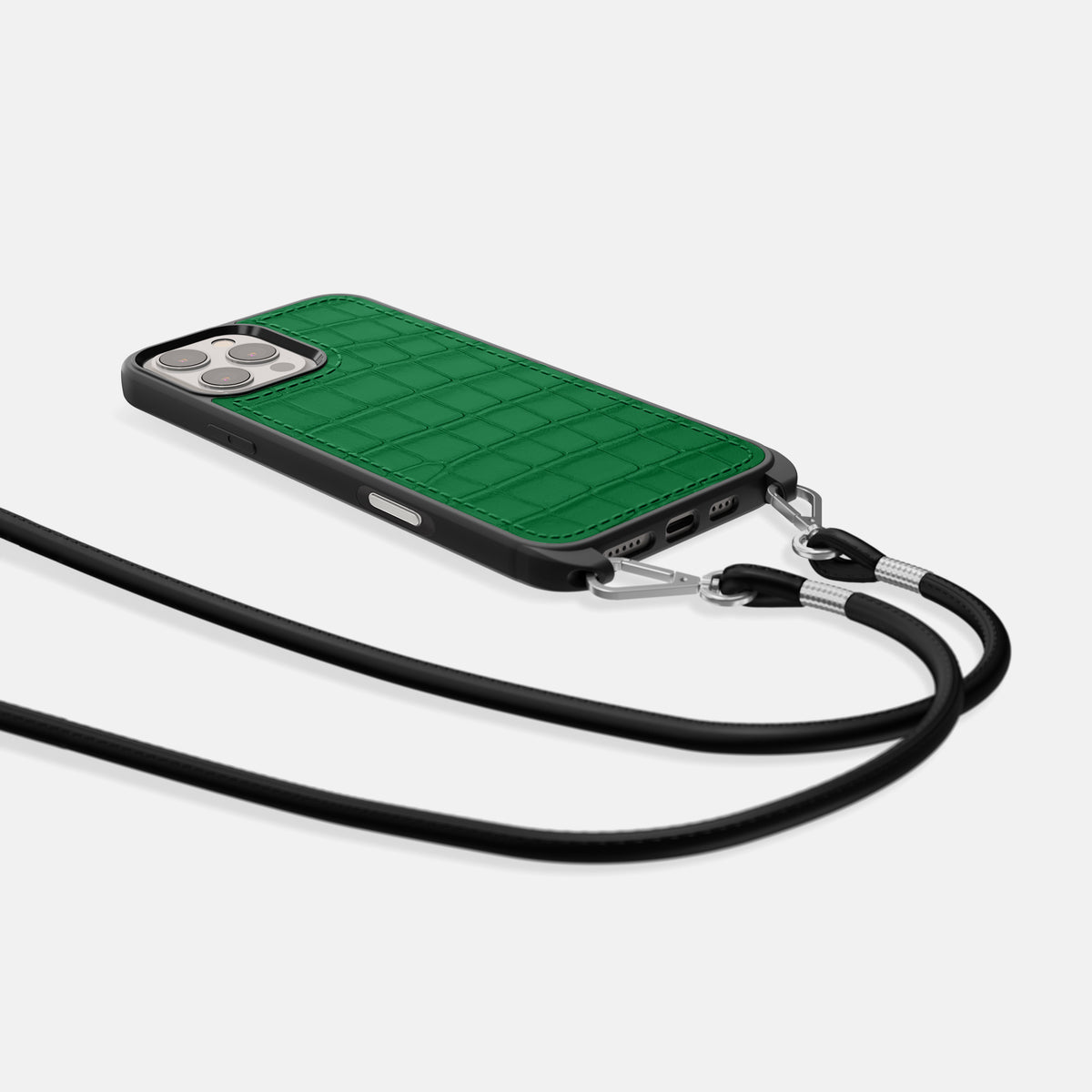 Forest-Green iPhone 16 Pro Sport Case Alligator -5 | Forest-Green