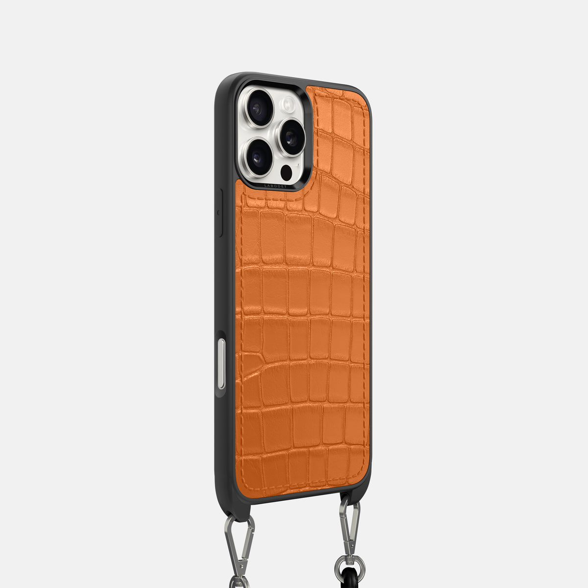 Orange iPhone 16 Pro Crossbody Sport Alligator -2 | Orange