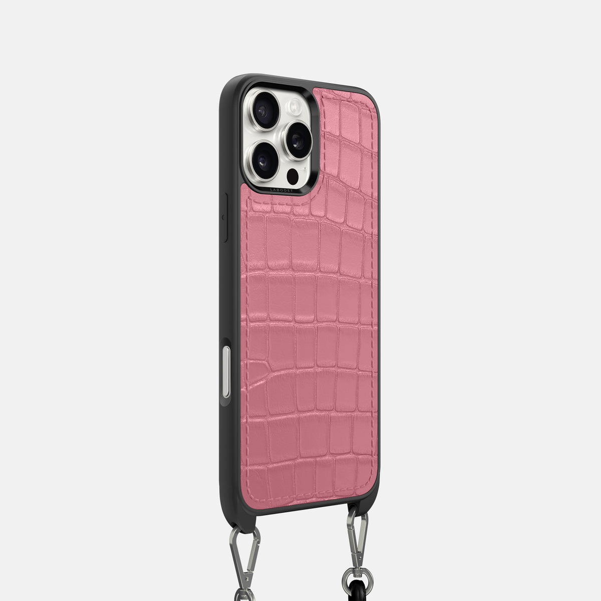 Pink iPhone 16 Pro Crossbody Sport Alligator -2 | Pink