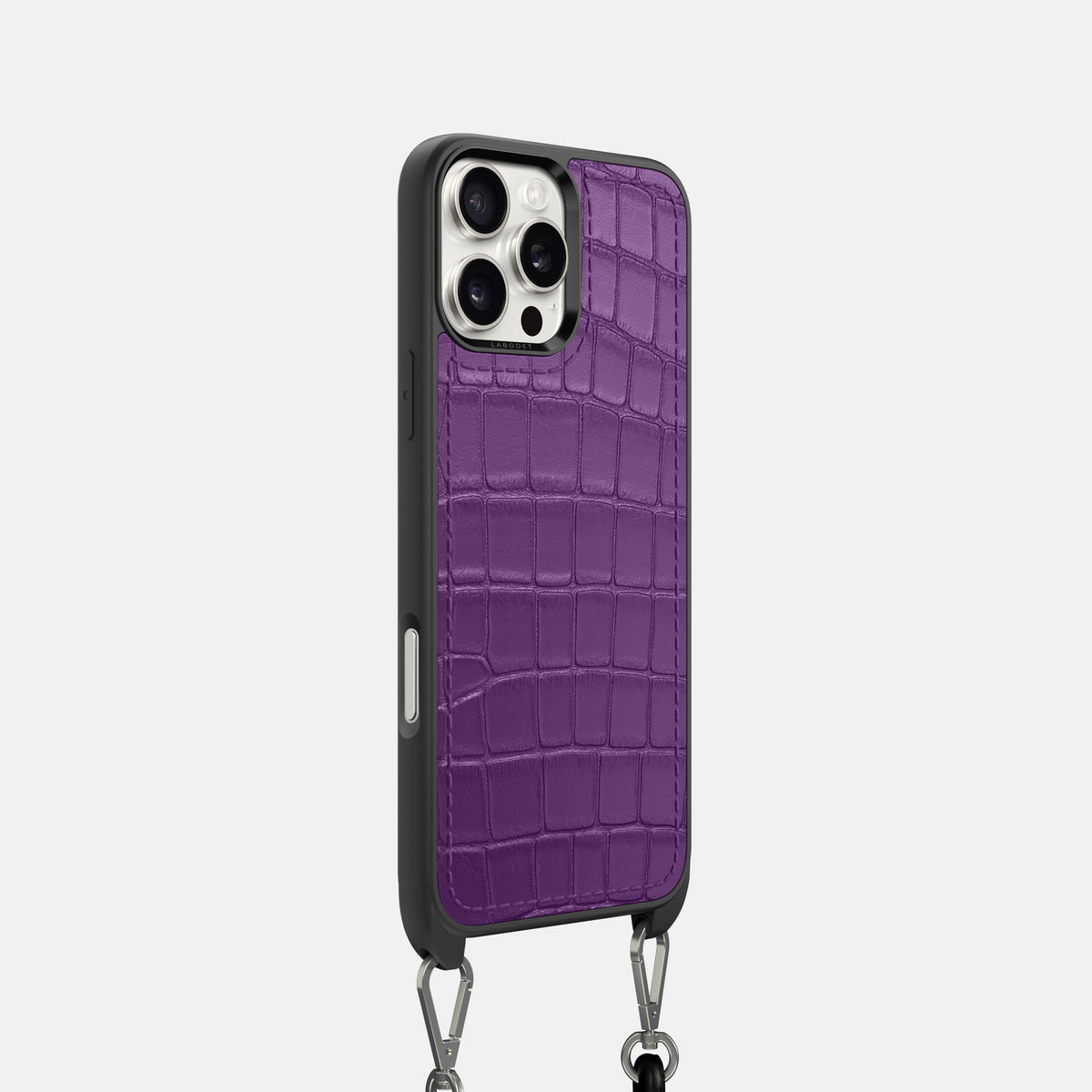 Purple iPhone 16 Pro Crossbody Sport Alligator -2 | Purple