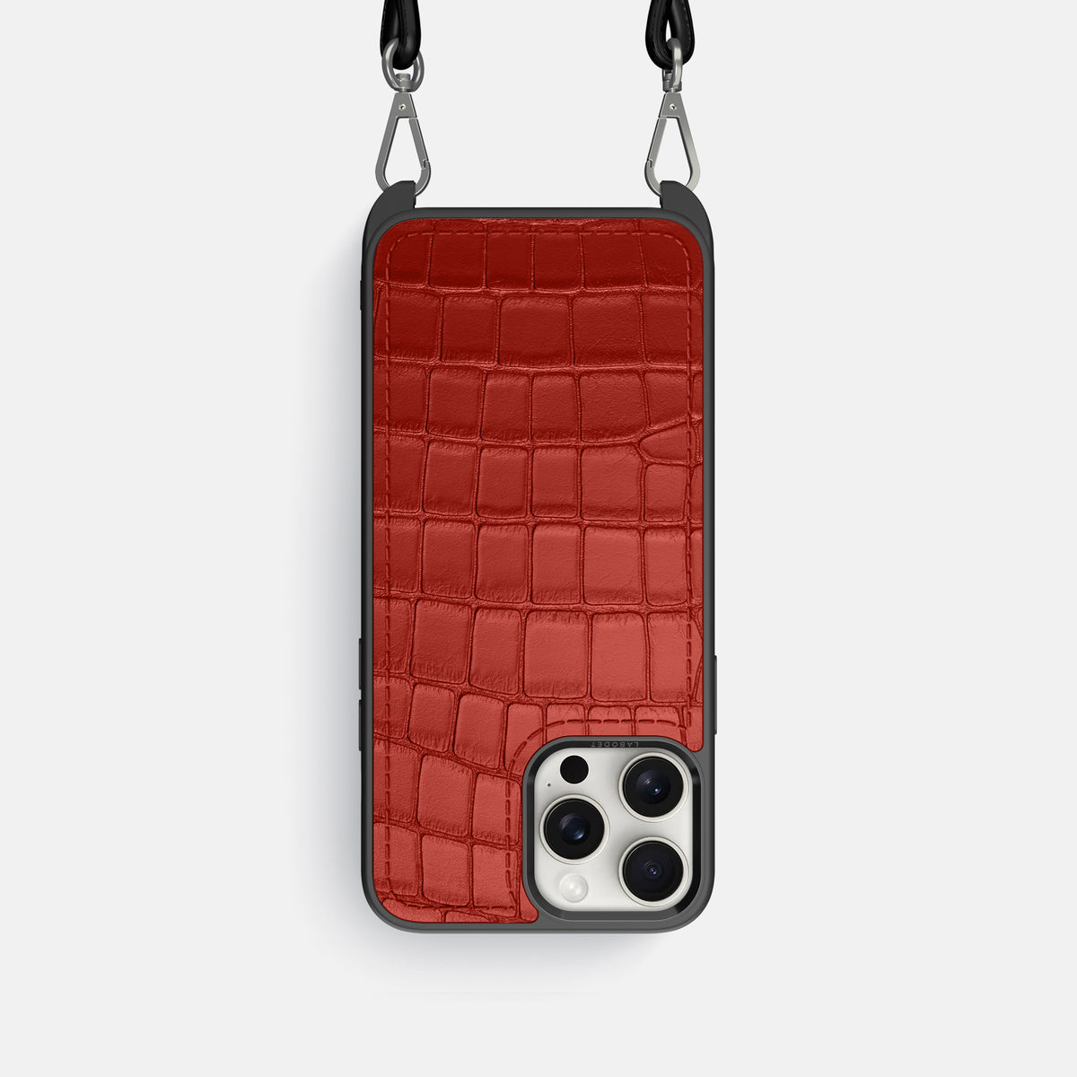 Red iPhone 16 Pro Crossbody Sport Alligator -1 | Red