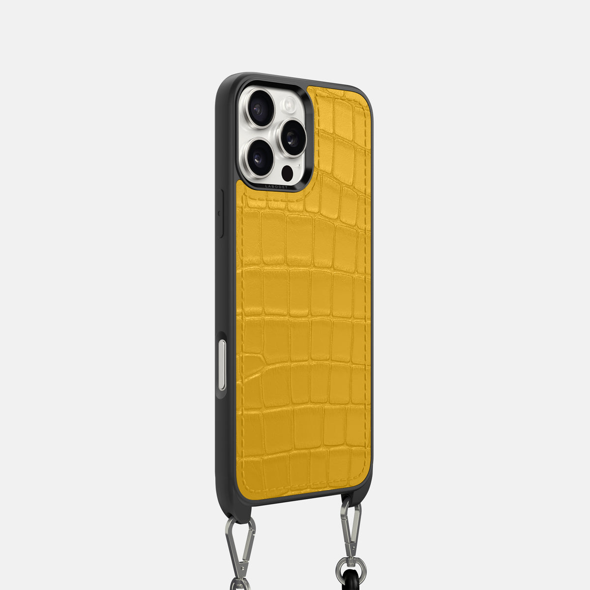 Yellow iPhone 16 Pro Crossbody Sport Alligator -2 | Yellow