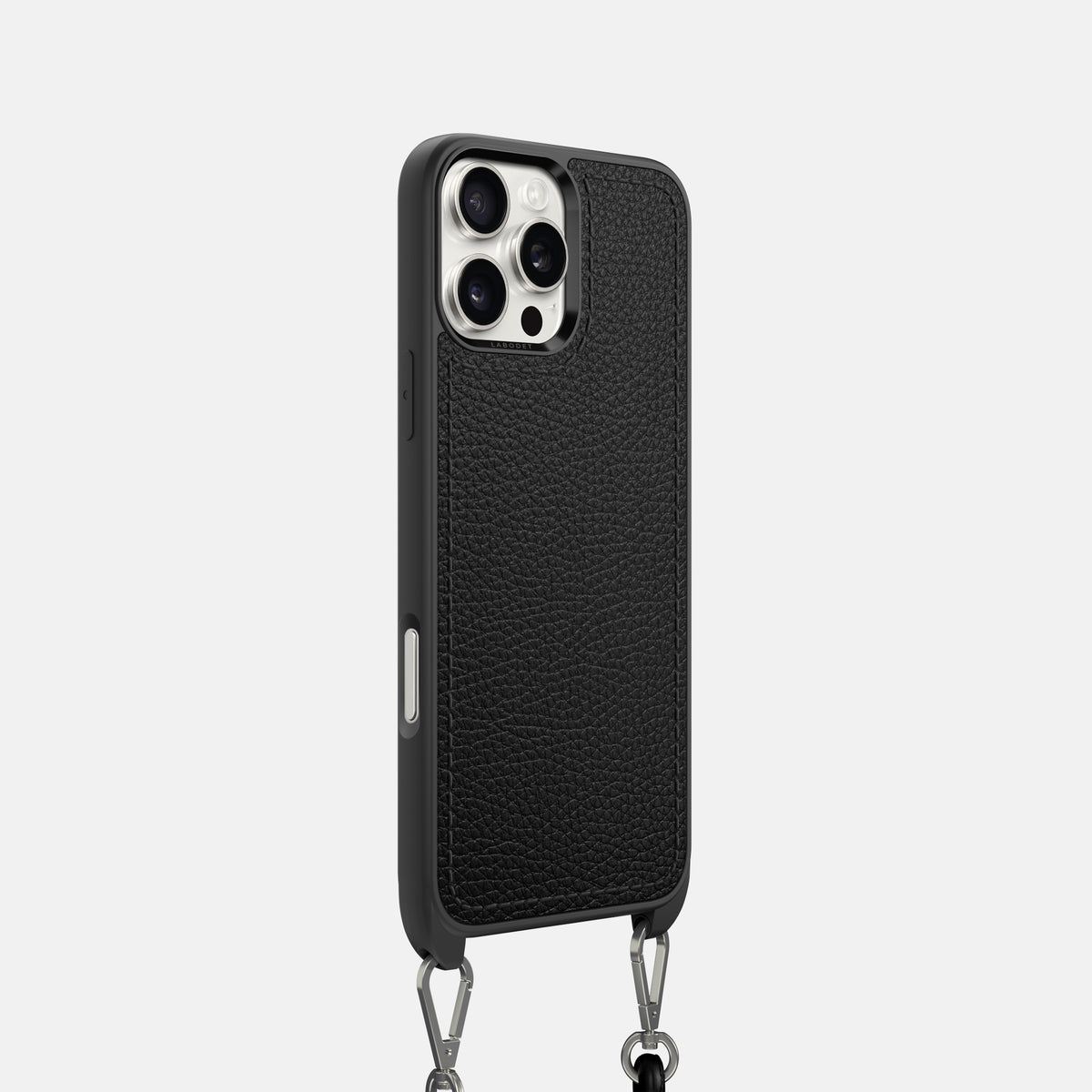 Black iPhone 16 Pro Crossbody Sport Case Calf -2 | Black