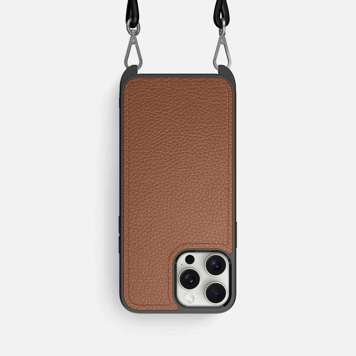 Caramel iPhone 16 Pro Crossbody Sport Case Calf -1 | Caramel