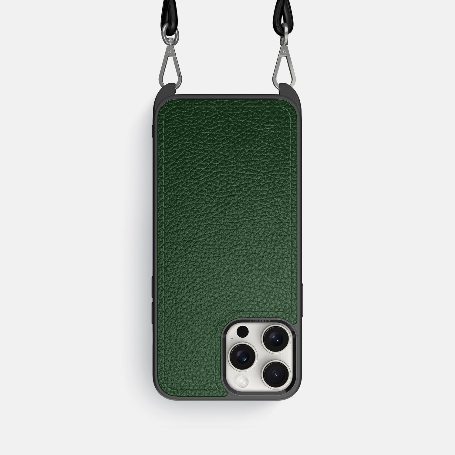 Dark-Green iPhone 16 Pro Crossbody Sport Case Calf -1 | Dark-Green