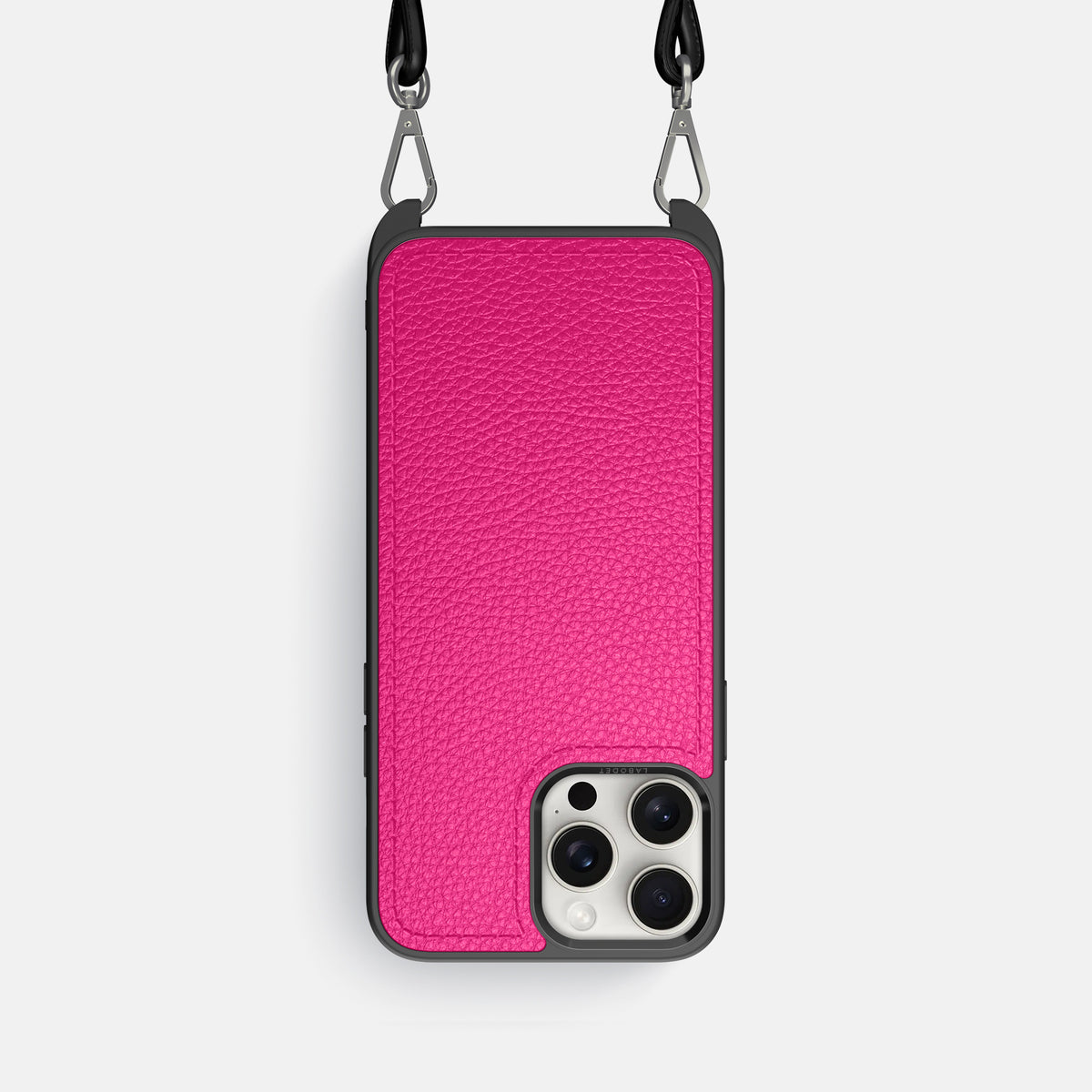 Magenta iPhone 16 Pro Crossbody Sport Case Calf -1 | Magenta