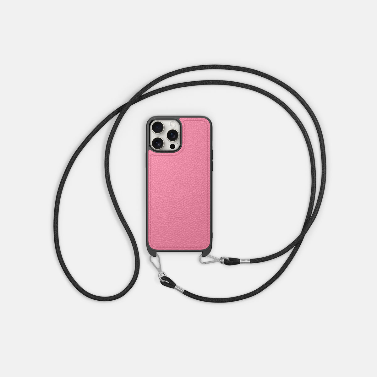 Pink iPhone 16 Pro Crossbody Sport Case Calf -6 | Pink