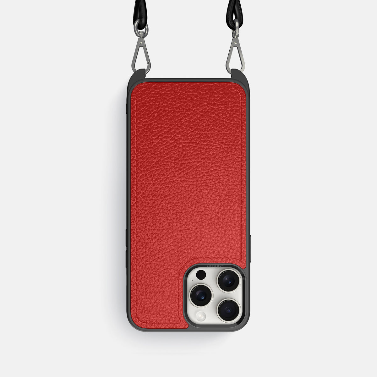 Red iPhone 16 Pro Crossbody Sport Case Calf -1 | Red
