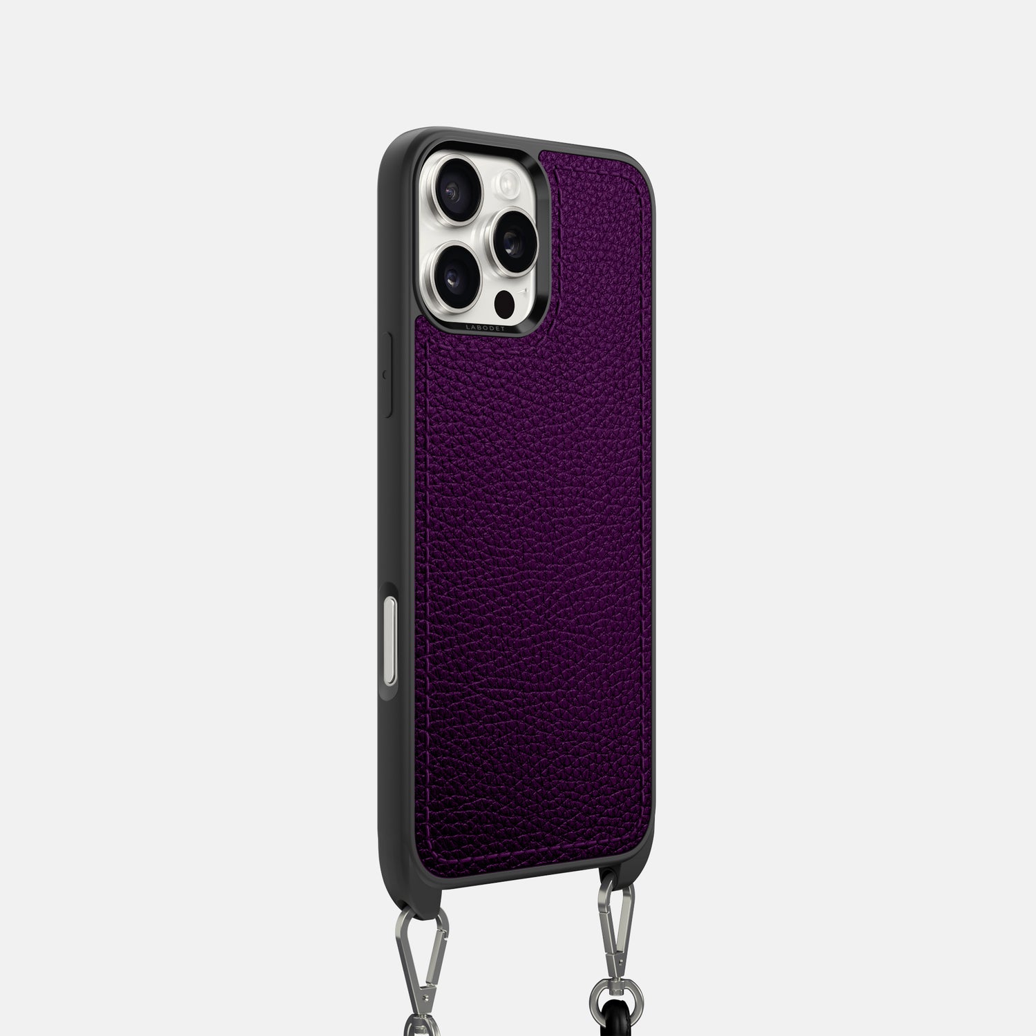 Violet iPhone 16 Pro Crossbody Sport Case Calf -2 | Violet
