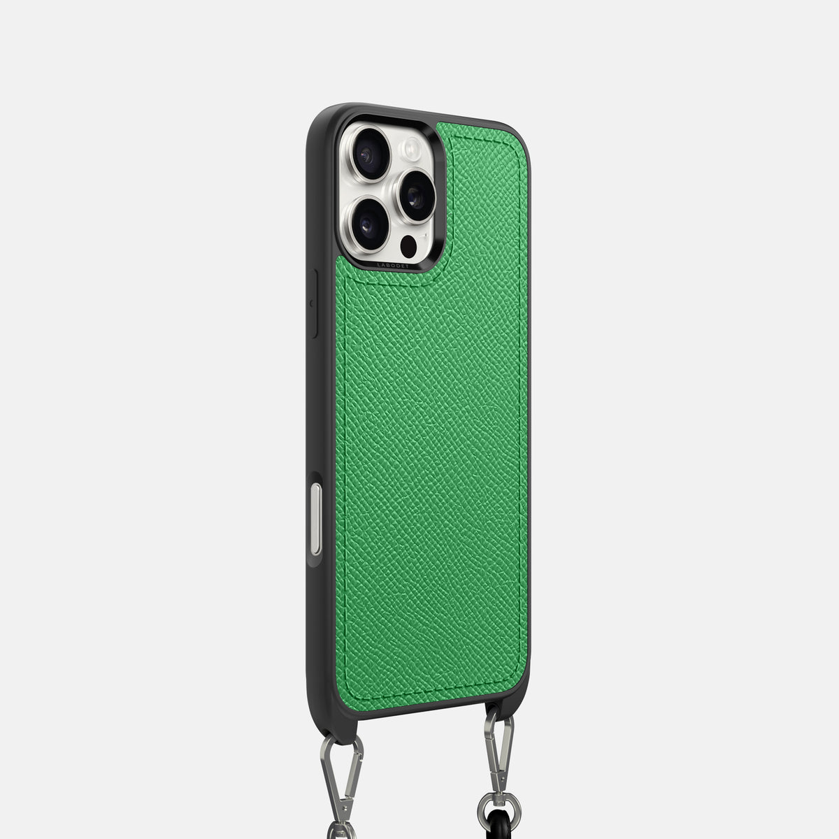 Grass-Green iPhone 16 Pro Crossbody Sport Case Epsom-Calf -2 | Grass-Green