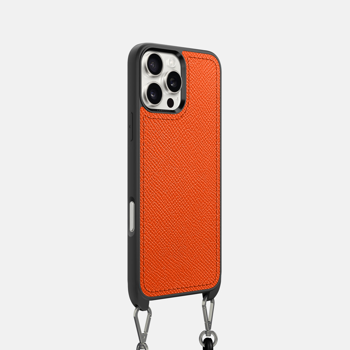Orange iPhone 16 Pro Crossbody Sport Case Epsom-Calf -2 | Orange