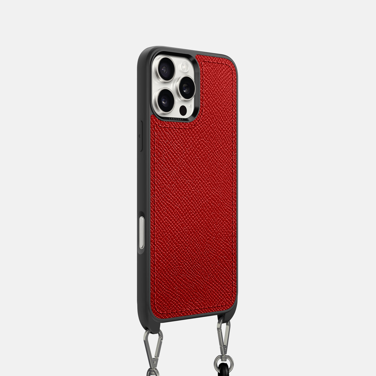 Red iPhone 16 Pro Crossbody Sport Case Epsom-Calf -2 | Red