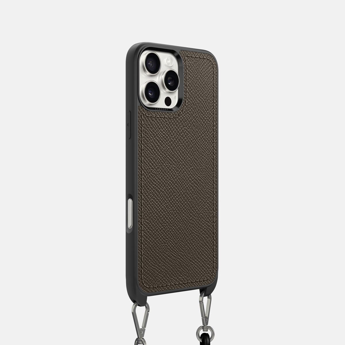 Taupe iPhone 16 Pro Crossbody Sport Case Epsom-Calf -2 | Taupe