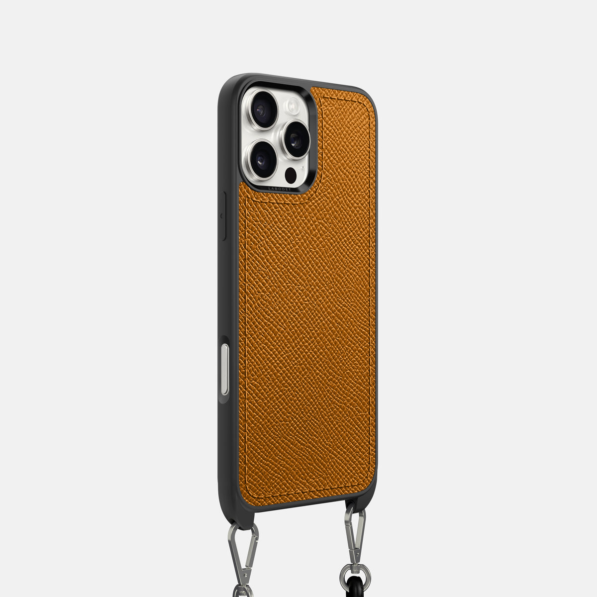 Whiskey iPhone 16 Pro Crossbody Sport Case Epsom-Calf -2 | Whiskey