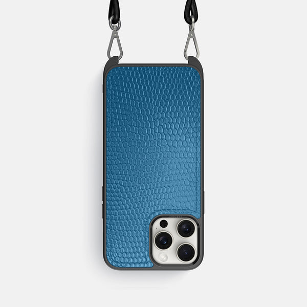 Crossbody Sport Case For iPhone 16 Pro In Lizard