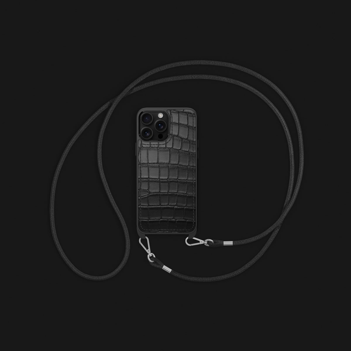 Edition-Black iPhone 16 Pro Max Crossbody Sport Alligator -3 | Edition-Black