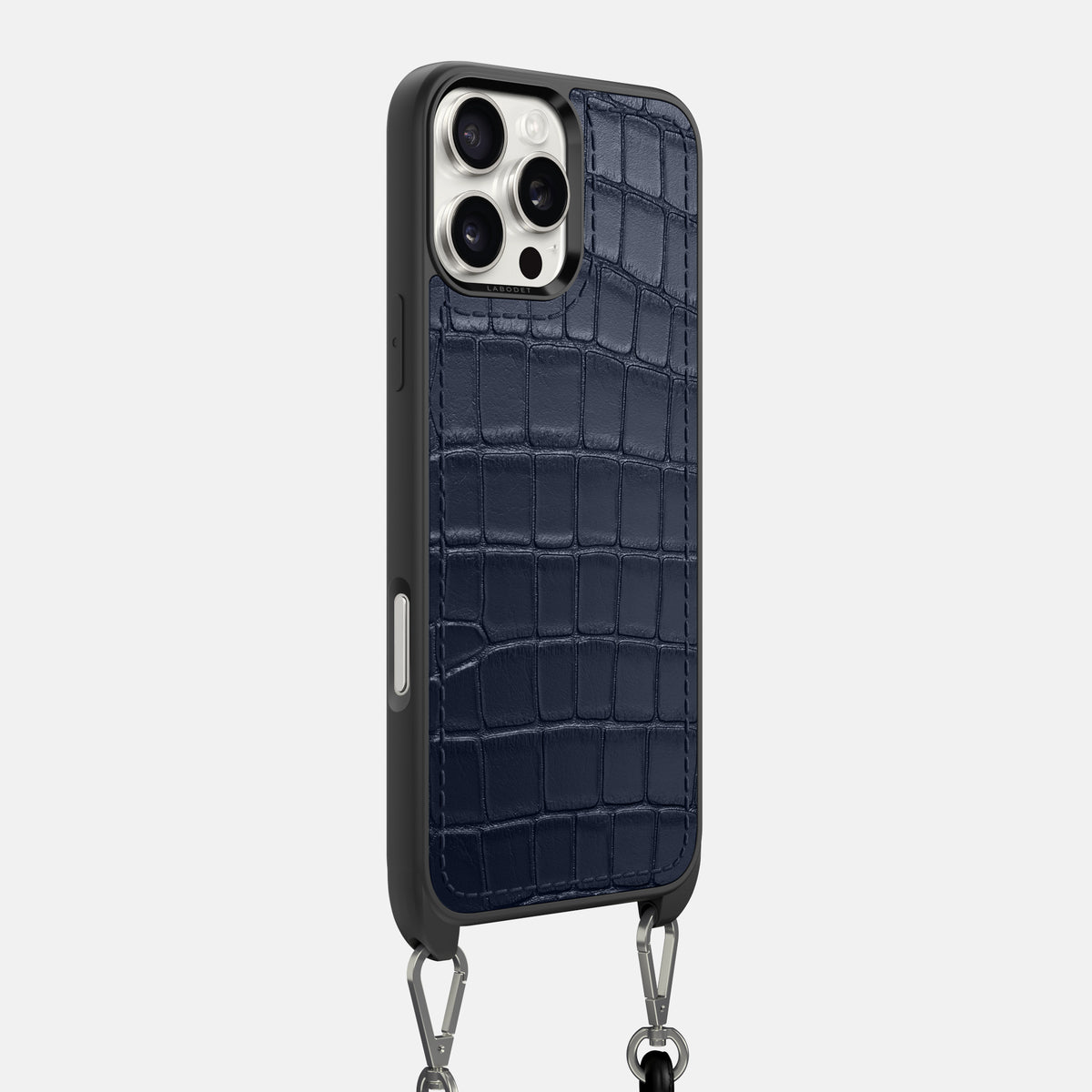 Navy Blue iPhone 16 Pro Max Crossbody Sport Alligator -2 | Navy-Blue
