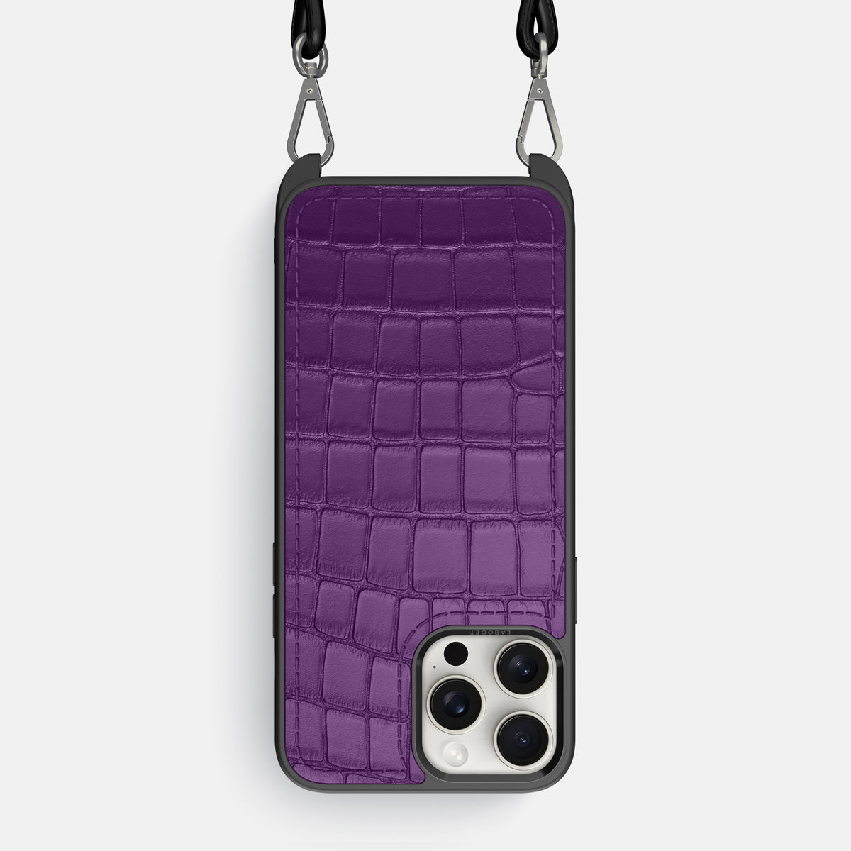 Purple iPhone 16 Pro Max Crossbody Sport Alligator -1 | Purple