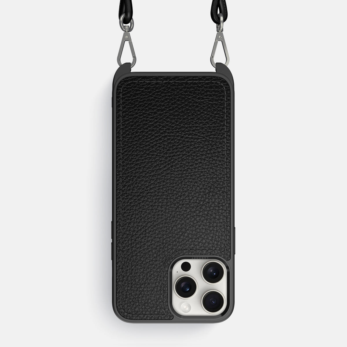 Black iPhone 16 Pro Max Crossbody Sport Case Calf -1 | Black