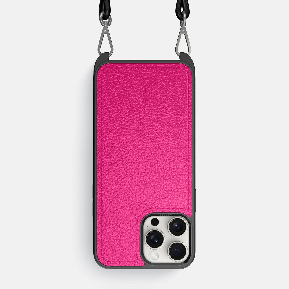 Magenta iPhone 16 Pro Max Crossbody Sport Case Calf -1 | Magenta