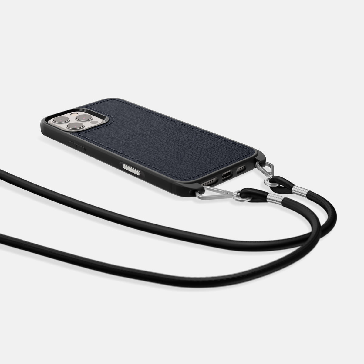 Marine iPhone 16 Pro Max Crossbody Sport Case Calf -5 | Marine