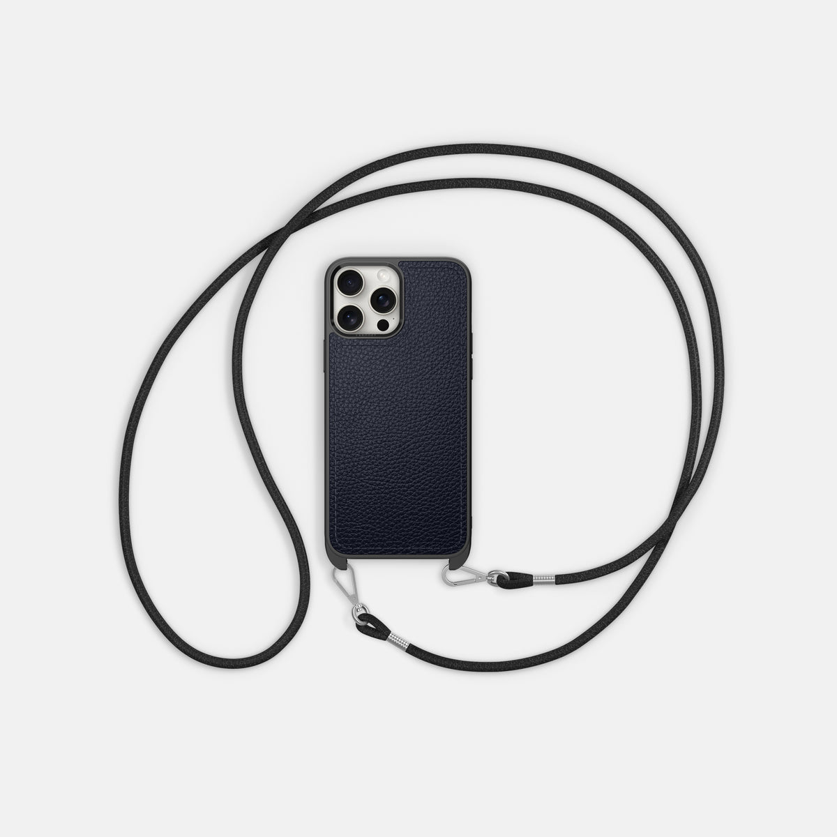 Marine iPhone 16 Pro Max Crossbody Sport Case Calf -6 | Marine