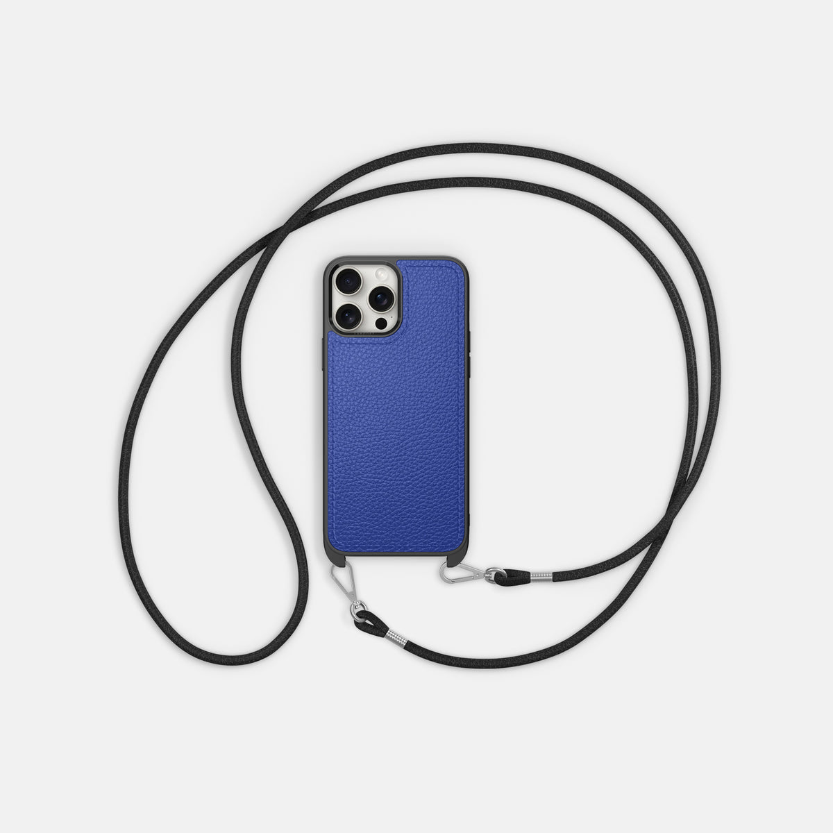 Royal Blue iPhone 16 Pro Max Crossbody Sport Case Calf -6 | Royal-Blue