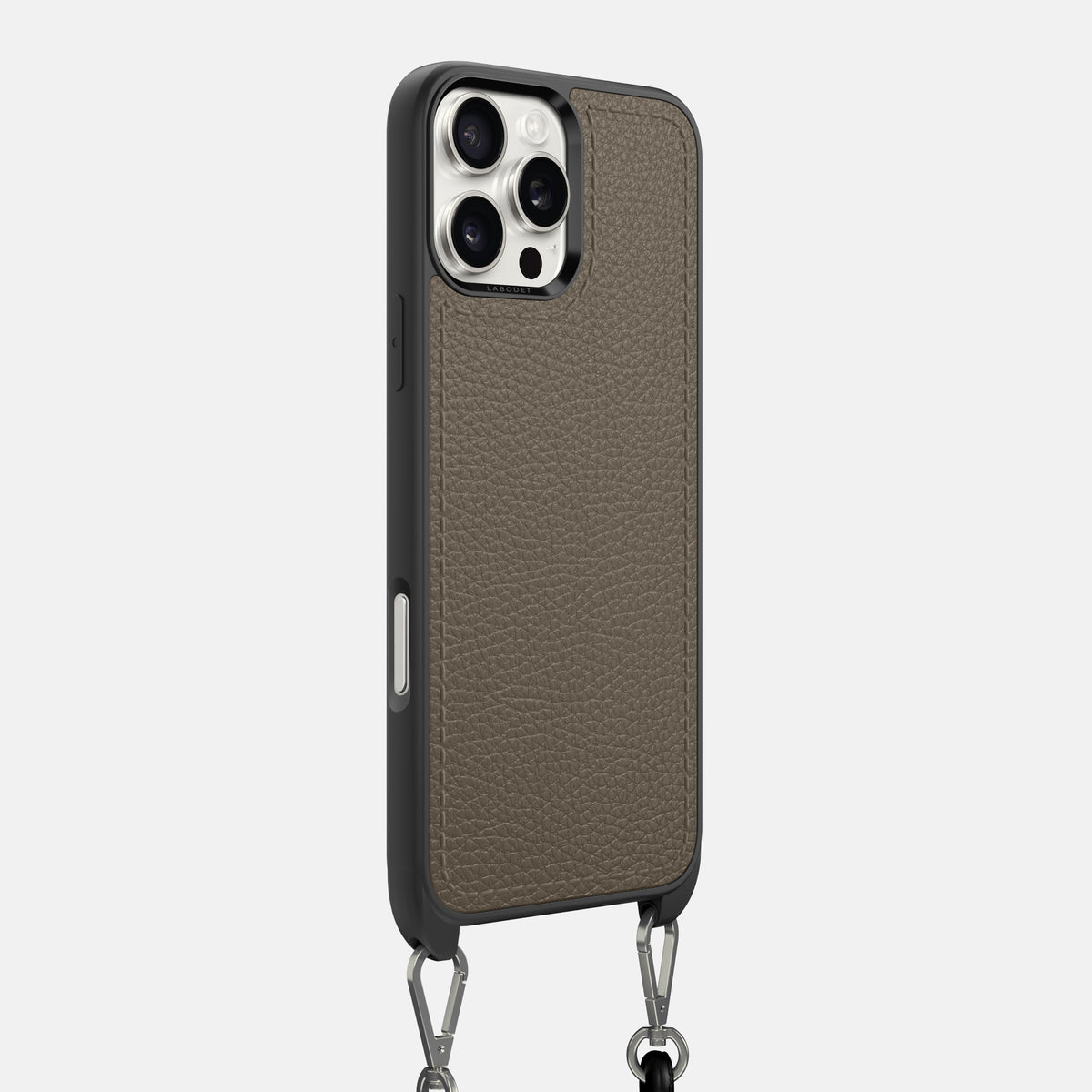 Taupe iPhone 16 Pro Max Crossbody Sport Case Calf -2 | Taupe
