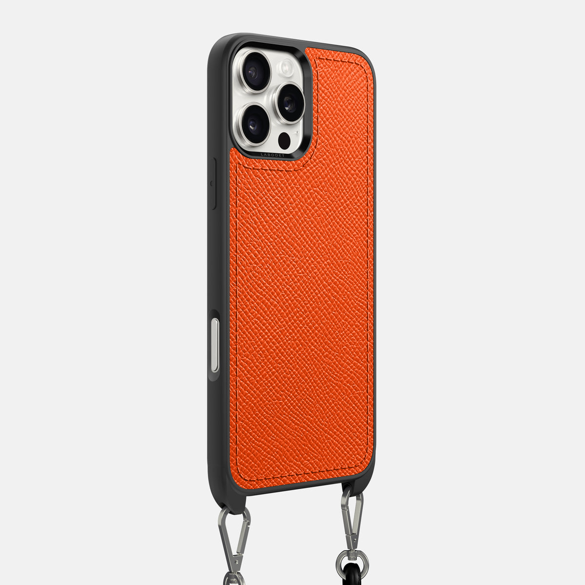 Orange iPhone 16 Pro Max Crossbody Sport Case Epsom-Calf -2 | Orange