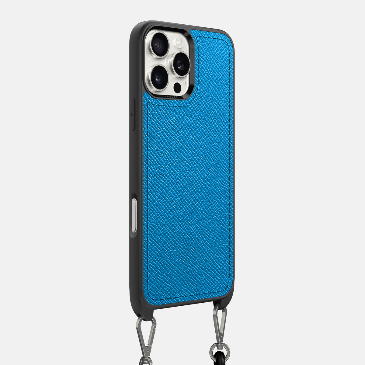 Sky-Blue iPhone 16 Pro Max Crossbody Sport Case Epsom-Calf -2 | Sky-Blue