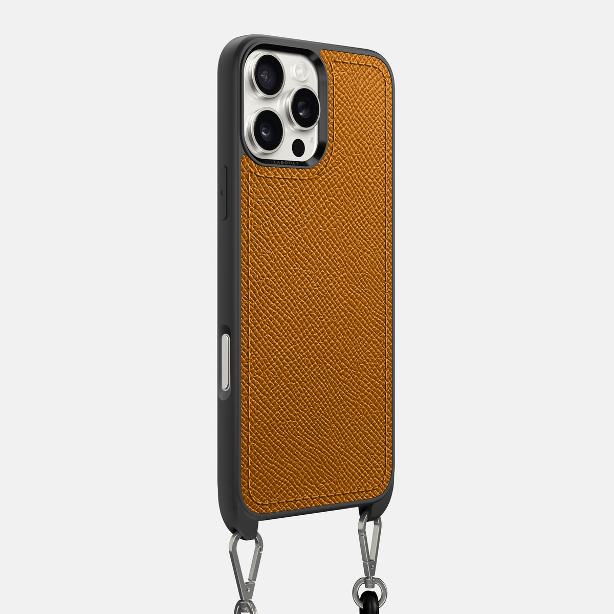 Whiskey iPhone 16 Pro Max Crossbody Sport Case Epsom-Calf -2 | Whiskey