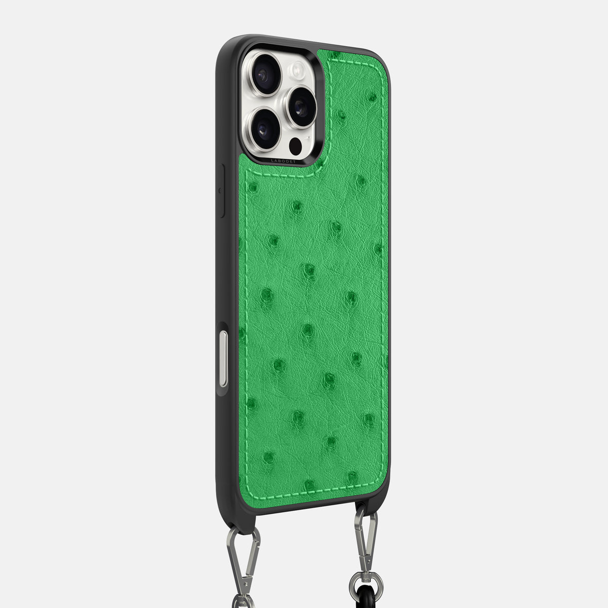 Kentucky Green iPhone 16 Pro Max Crossbody Case Ostrich -2 | Kentucky-Green