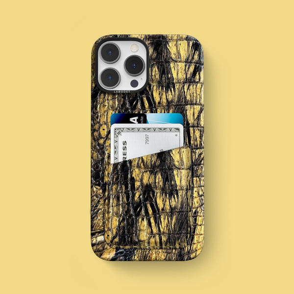 iPhone 15 Pro Max Double Card Case 1/1 Savana Alligator