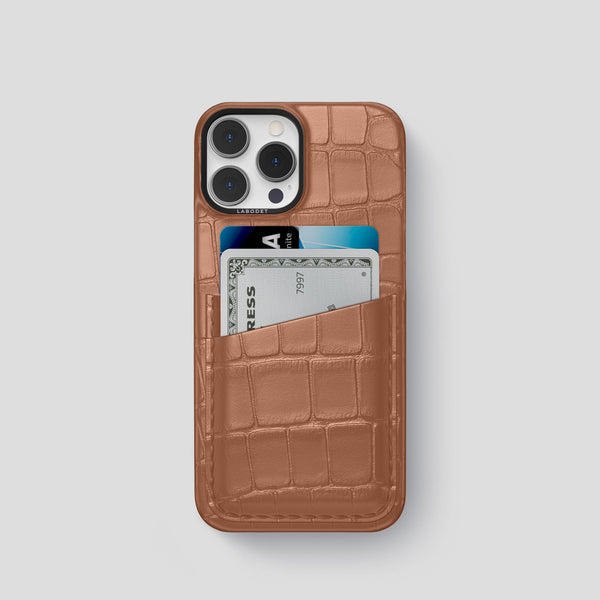 iPhone 15 Pro Double Card Case Alligator Limited