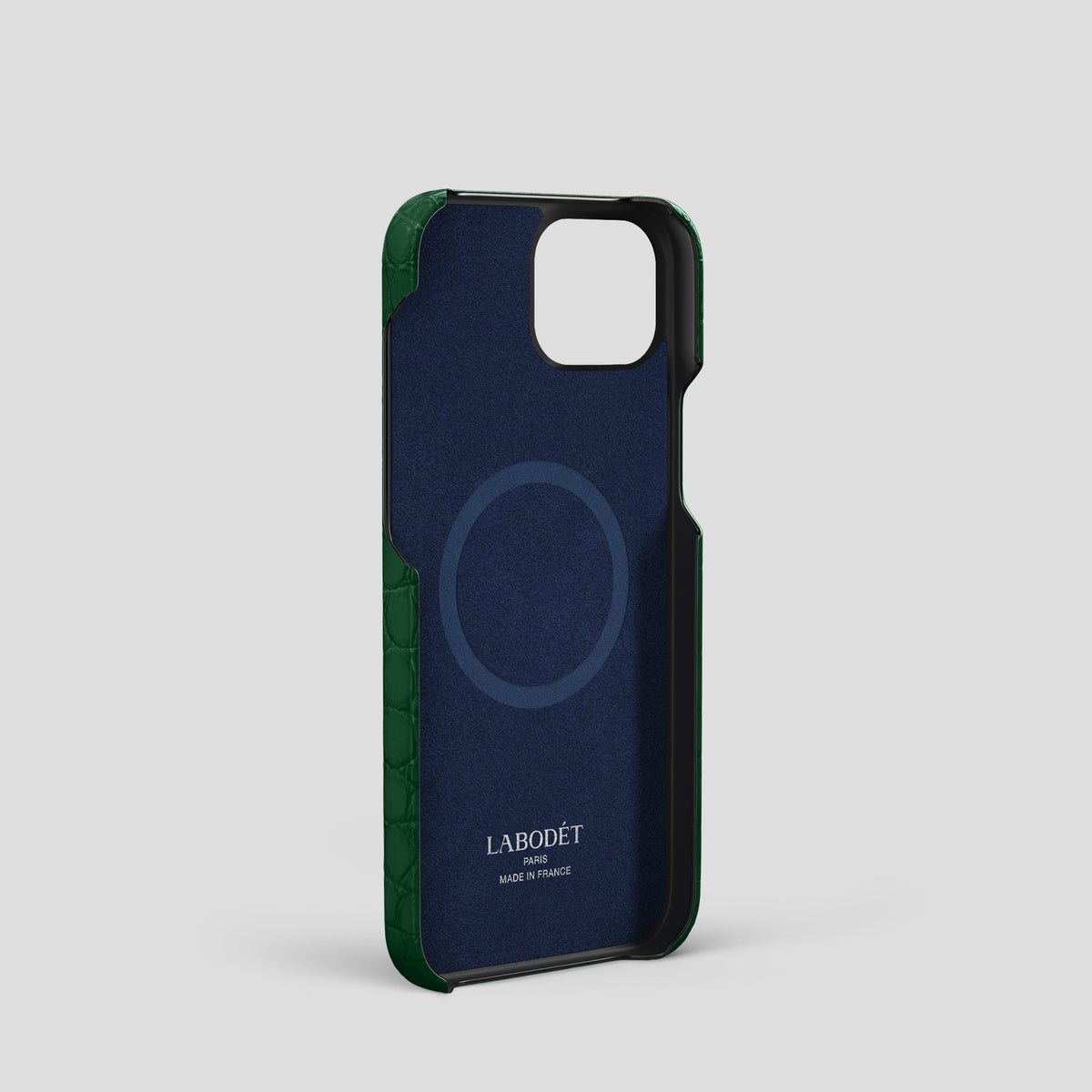 Forest-Green iPhone 15 Slim Card Case Alligator -4 | Forest-Green