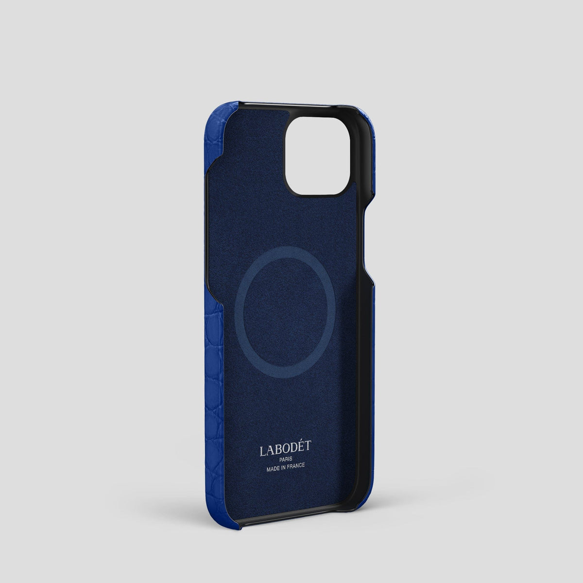 Royal Blue iPhone 15 Slim Card Case Alligator -4 | Royal-Blue