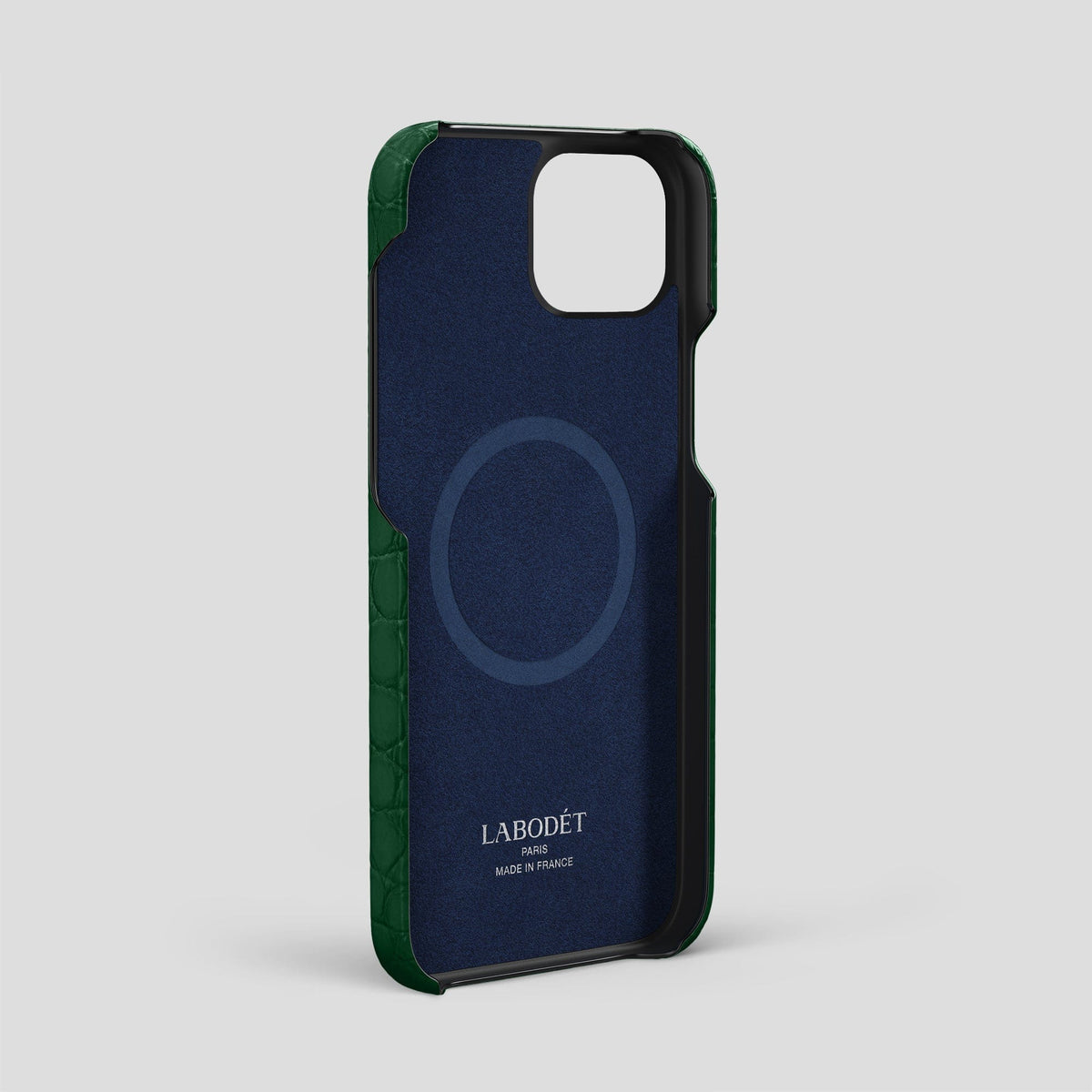 Forest-Green iPhone 15 Plus Slim Card Case Alligator -4 | Forest-Green