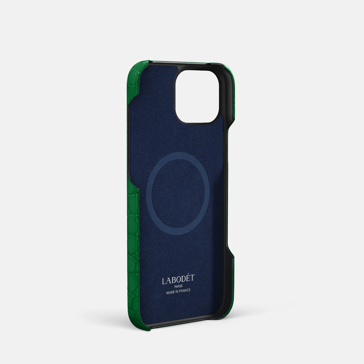 Forest-Green iPhone 16 Pro Slim Double Card Case Alligator -4 | Forest-Green