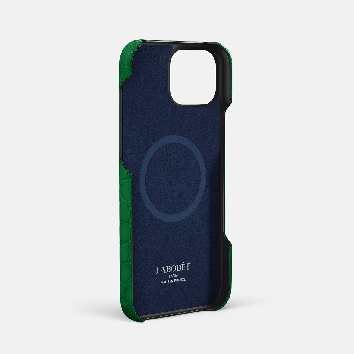 Forest-Green iPhone 16 Pro Max Slim Double Card Case Alligator -4 | Forest-Green